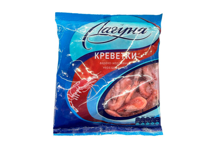 Креветки ЛАГУНА 80+ 400гр 1/12шт