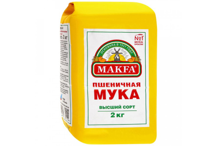 Мука МАКФА 2кг в/с 1/6шт