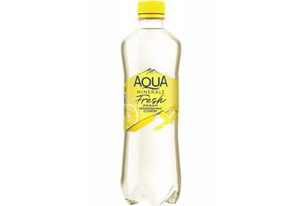Вода питьевая AQUA MINERALE 1л Лимон негаз ПЭТ 1/12шт