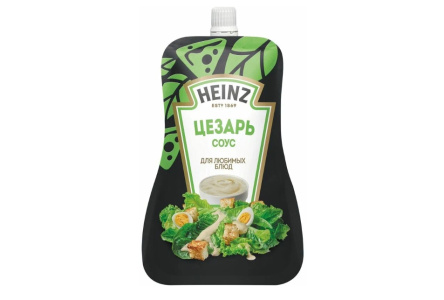 Соус HEINZ 200гр Цезарь дой-пак 1/14шт