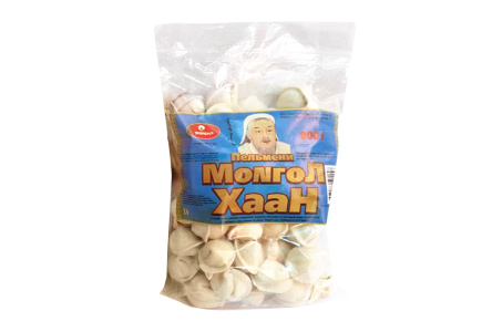 Пельмени МОНГОЛ ХАН 800гр Холл+ 1/1шт