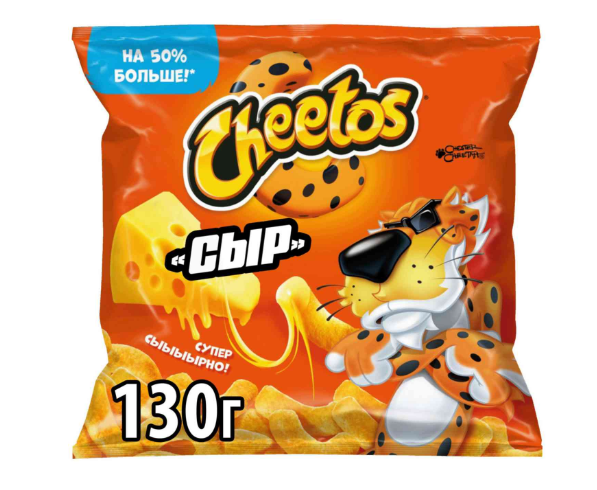 Чипсы CHEETOS 130гр Сыр 1/10шт