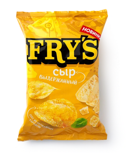 Чипсы FRYS 70гр Выдержанный сыр 1/24шт