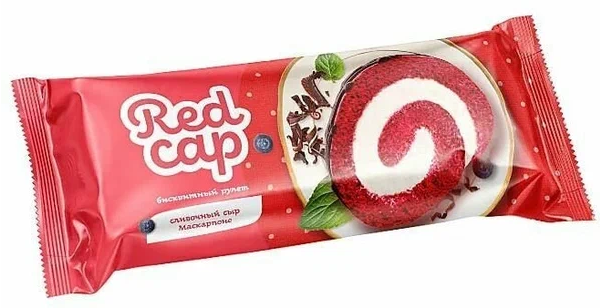 Рулет REDCAP 200гр Сливочный сыр Маскарпоне 1/14шт МБ600