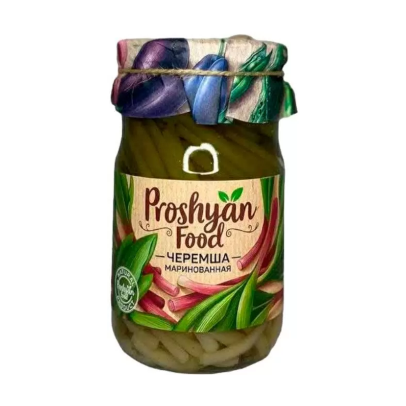 Черемша PROSHYAN FOOD 650гр Маринованная ст/б 1/12шт