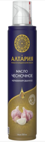 Масло/спрей ALTARIA 250мл Чесночное нерафинированное в/с 1/6шт
