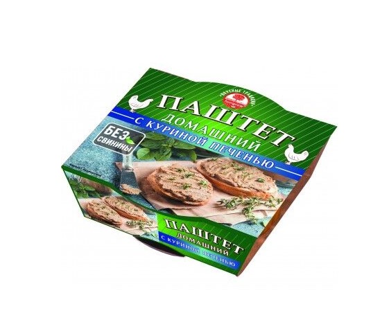 Паштет HUNGROW 90гр Домашний с куриной печенью 1/20шт