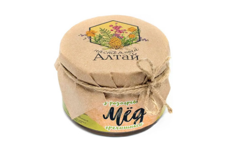 Мёд натуральный НАСТОЯЩИЙ АЛТАЙ 500гр Гречишный п/б 1/8шт