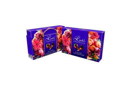 Набор конфет LUSI CHOCOTATE ALLURE COLLECTION 308гр Ассорти фиолетовая 1/5шт