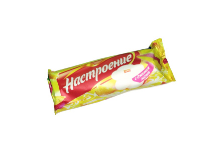 Мороженое НАСТРОЕНИЕ 500гр Пломбир манго косичка 1/8шт Славица