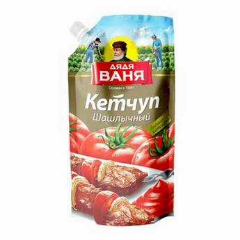 Кетчуп ДЯДЯ ВАНЯ 330гр Шашлычный дой-пак 1/12шт
