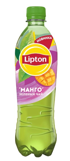 Чай холодный LIPTON 0,5л Зеленый/персик ПЭТ 1/12шт