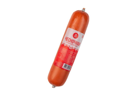 Колбаса полукопченая ХООЛ плюс 350гр Чесночная 1/1шт