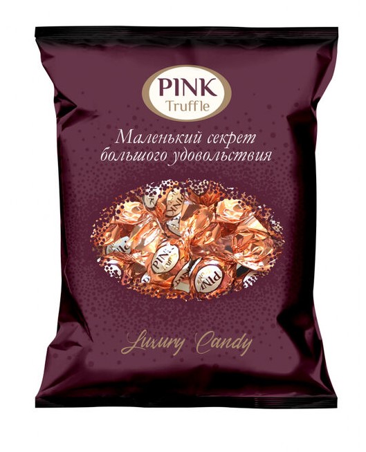 Конфеты PINK TRUFFLE 200гр 1/15шт Сладкий орешек