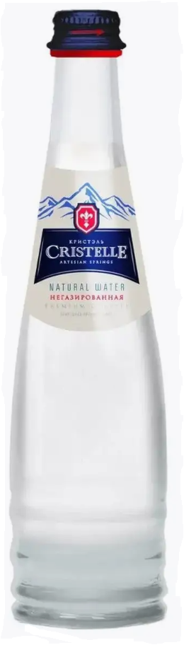 Вода питьевая CRISTELLE 0,33л негазированная ст/б 1/12шт Куртуа