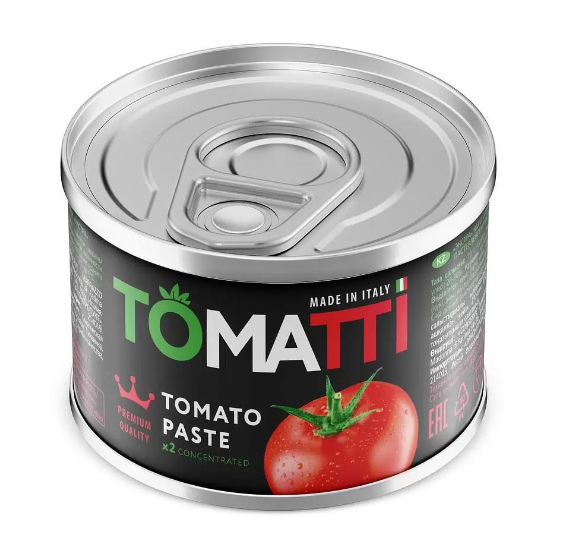 Томатная паста TOMATTI 70гр 1/50шт