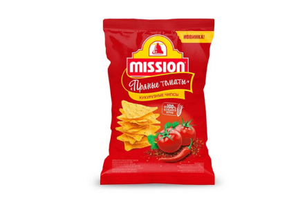 Чипсы MISSION 150г Кукурузные томат 1/18шт