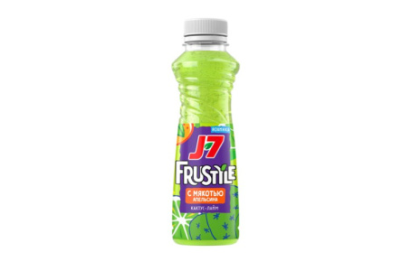 Напиток сокосодержащий J7 Frustyle 0,385л Кактус/лайм ПЭТ 1/6шт