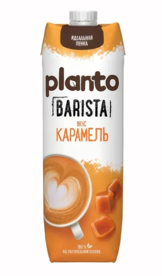 Напиток соевый PLANTO 1л 1% Карамель т/п 1/12шт