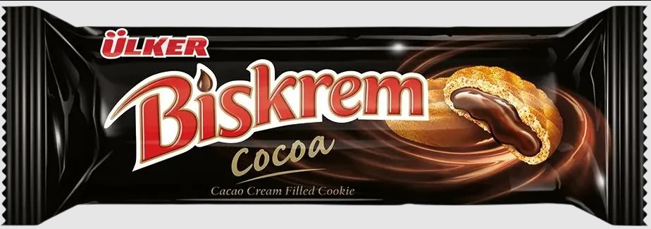Печенье BISKREM 100гр Какао/кремовая начинка 1/18шт