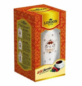 Чай черный LONDON TEA CLUB Earl Grey 100*1,5гр Лесные ягоды мелколистовой байховый 1/14шт