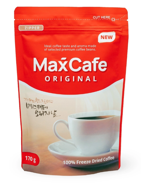 Кофе растворимый MAXCAFE 170гр Original 1/16шт