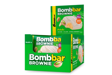 Печенье BOMBBAR 50гр Брауни с фисташкой 1/10шт
