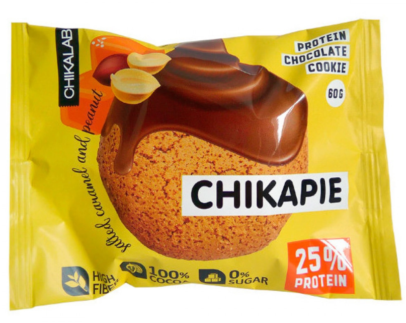 Печенье с начинкой CHIKALAB 60гр Арахисовое 1/9шт