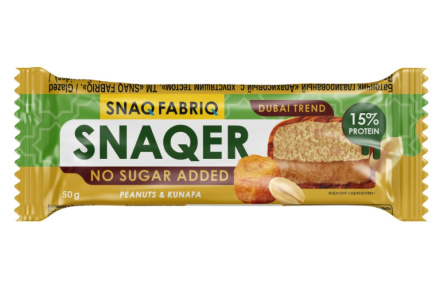 Батончик глазированный SNAQ FABRIQ 50гр Арахис/хрустящее тесто 1/30шт