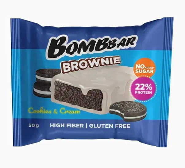 Печенье BOMBBAR 50гр Брауни печенье-крем 1/10шт