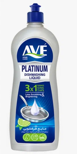 Средство д/мытья посуды AVE Platinum 750мл Лимон 1/12шт