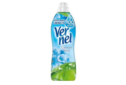 Кондиционер д/белья VERNEL 910мл Свежий бриз 1/12шт