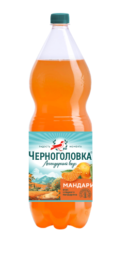 Напиток газ ЧЕРНОГОЛОВКА 1,5л Мандарин ПЭТ 1/6шт