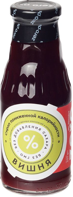 Сироп низкокалорийный MR.DJEMIUS Zero 330гр Вишня 1/8шт