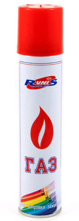 Газ сжиженный RUNIS 220гр д/горелок/туристических плит 1/28шт