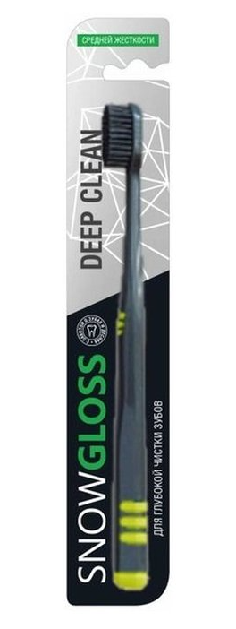 Щетка зубная SNOW GLOSS Deep Clean средняя 1/12шт
