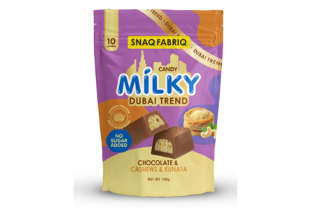 Шоколад молочный SNAQ FABRIQ 130гр Кешью/хрустящее тесто 1/15шт