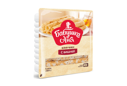 Блинчики БАБУШКА АНЯ 420гр с мясом 1/12шт