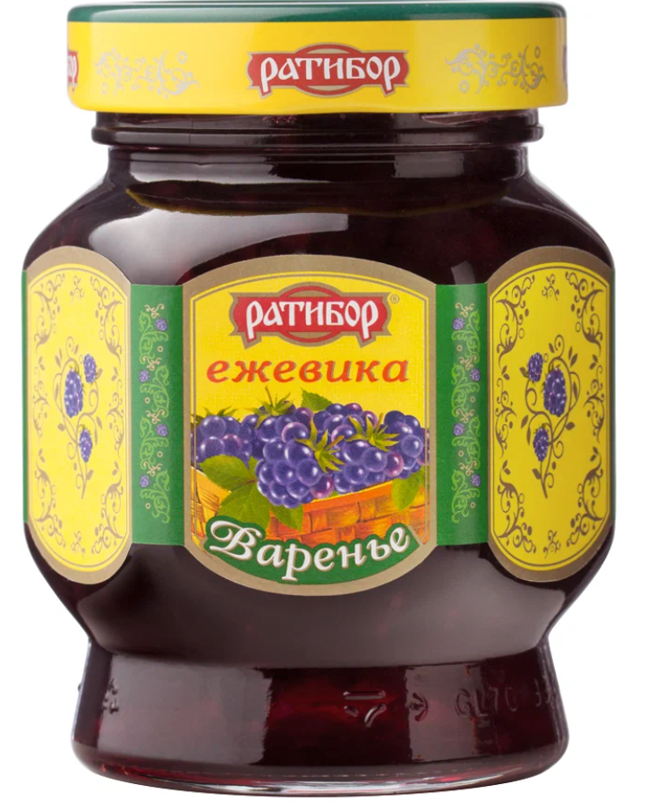 Варенье РАТИБОР 360гр Ежевика ст/б 1/6шт