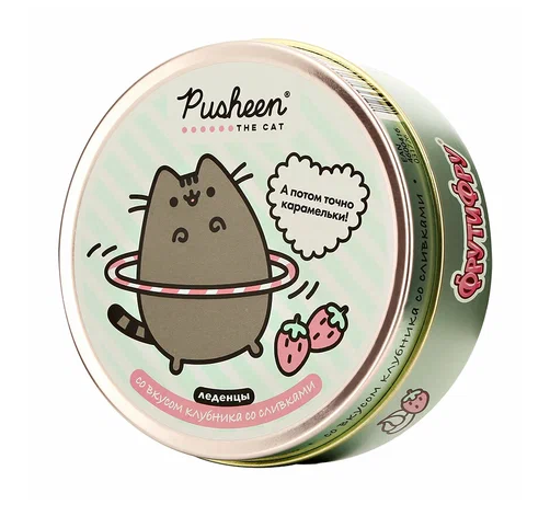 Карамель ФРУТИФРУ 180гр Клубника со сливками 1/20шт