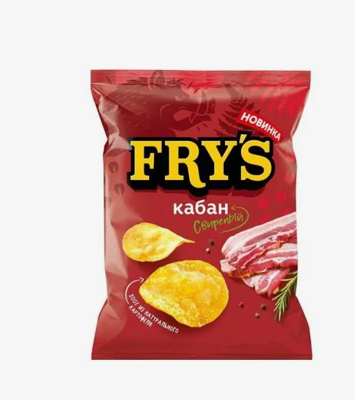 Чипсы FRYS 70гр Свирепый кабан 1/24шт