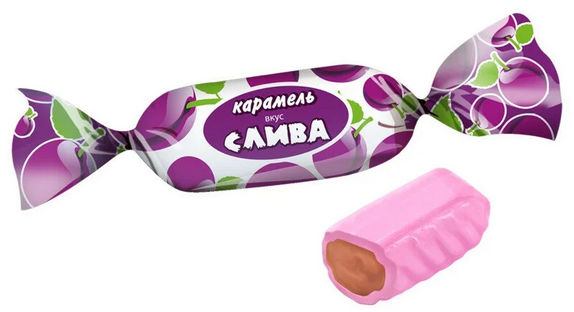 Карамель НЕВСКИЙ КОНДИТЕР Слива фруктовая 1/5кг