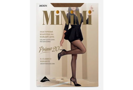 Колготки MINIMI PRIMA 20den 2S Daino шортиками 1/10шт 118800