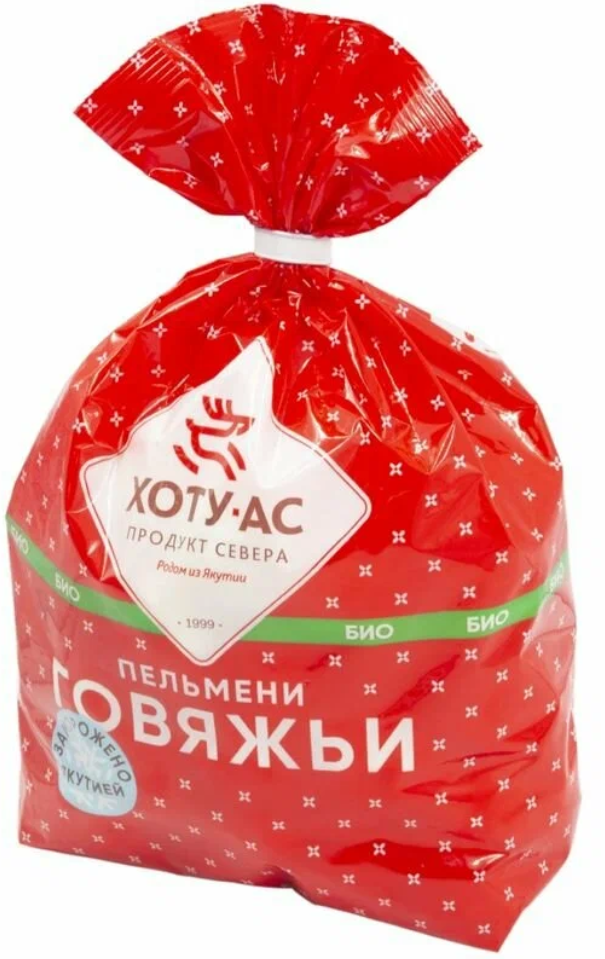 Пельмени ХОТУ-АС 650гр Говяжьи 1/20шт