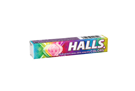 Леденцы HALLS 25гр Colors 1/12шт