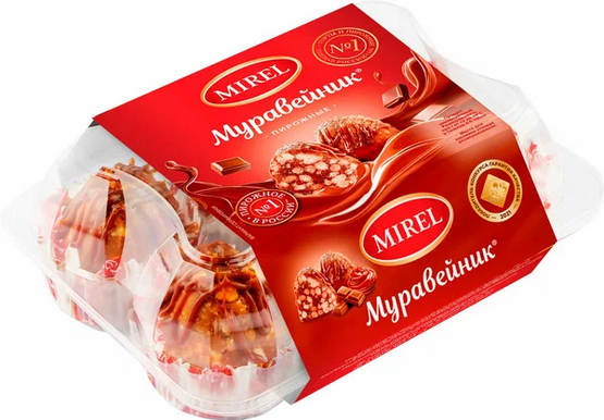 Пирожное MIREL 340гр Муравейник 1/20шт