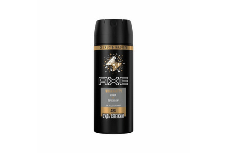 Дезодорант спрей AXE 150мл Black Кожа и печеньки 1/12шт