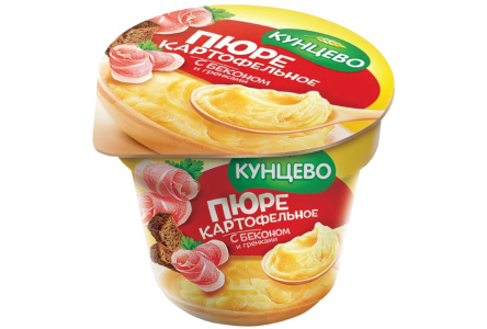 Карт пюре КУНЦЕВО 40гр Бекон/гренки 1/24шт