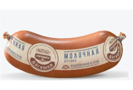 Колбаса вареная ДУГУШКА 600гр Молочная 1/8шт