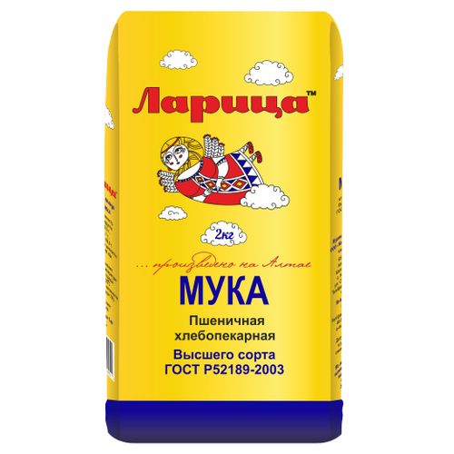 Мука ЛАРИЦА 1кг в/с ГОСТ 1/8шт